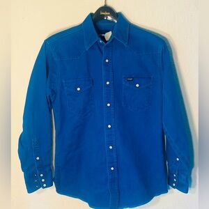 Vintage Wrangler Men's Western Snap Shirt